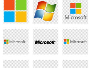 微软windows电脑系统png免扣素材图片 模板下载 1.55mb logo大全 标志丨符号