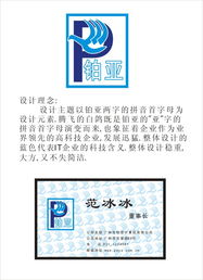 铂亚计算机公司logo及名片设计